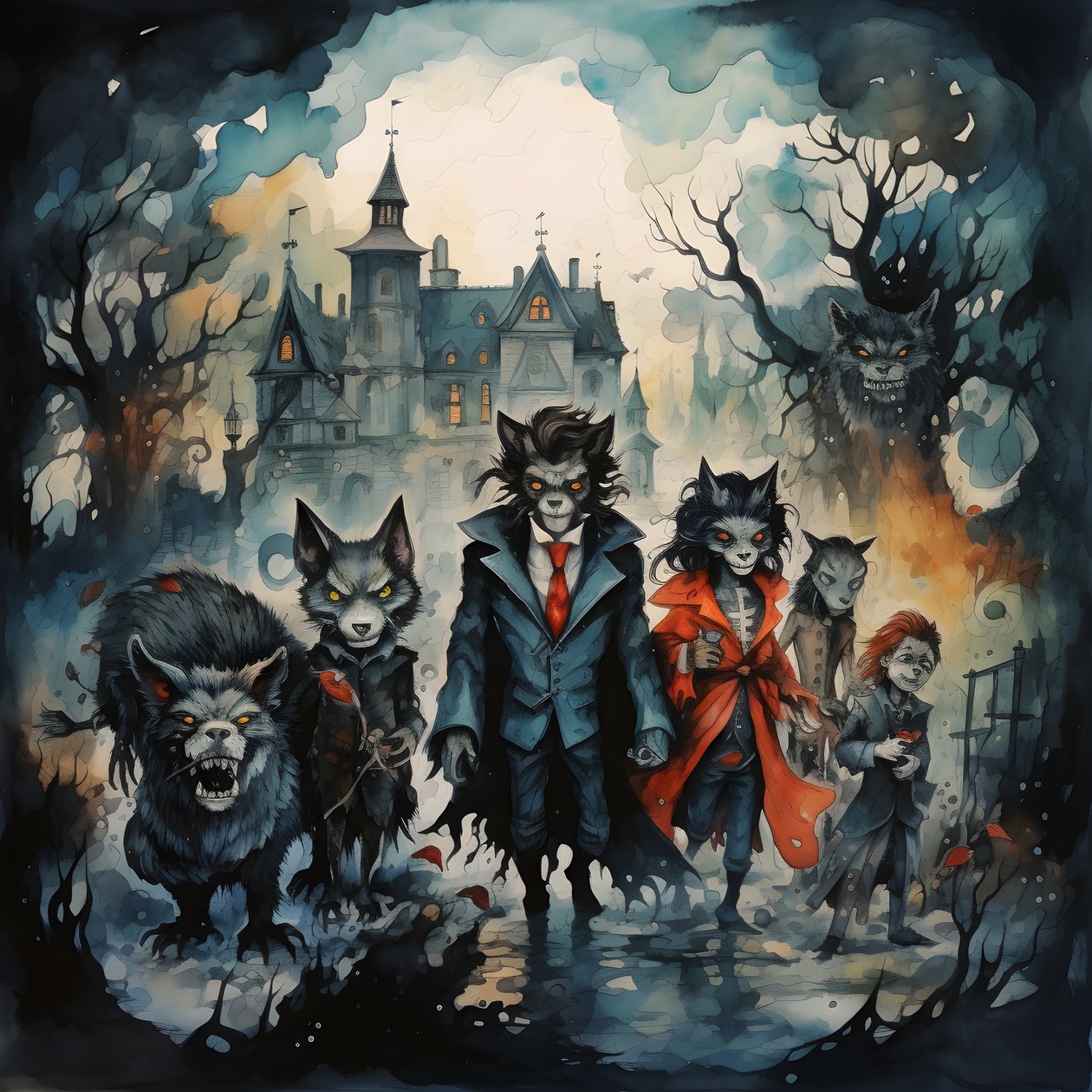 Halloween vampyyrien ja ihmissusien kanssa 3 tekijältä Kurt Heppke