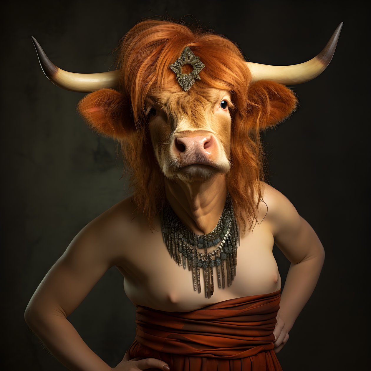 Highland Cow hahmona Marilyn Monroe 1 tekijältä Kurt Heppke