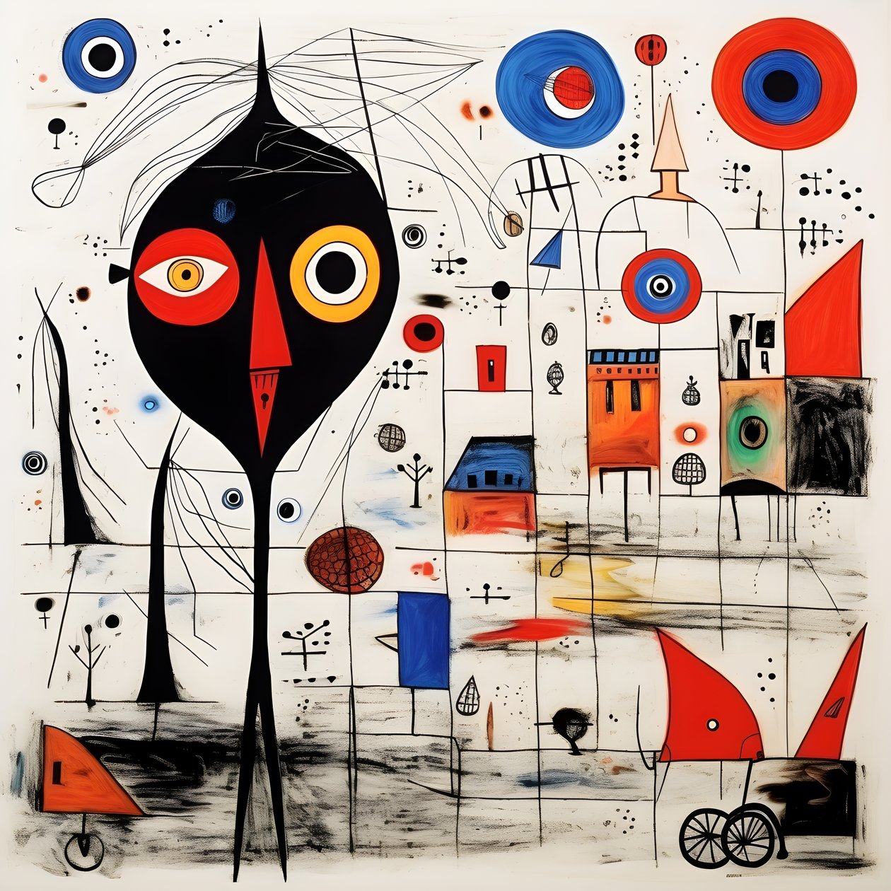 Surrealistisia kuvituksia Joan Miró. 2 tekijältä Kurt Heppke