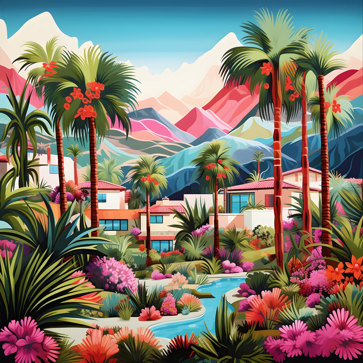 yksityiskohtainen kuva Palm Springs 3:sta tekijältä Kurt Heppke