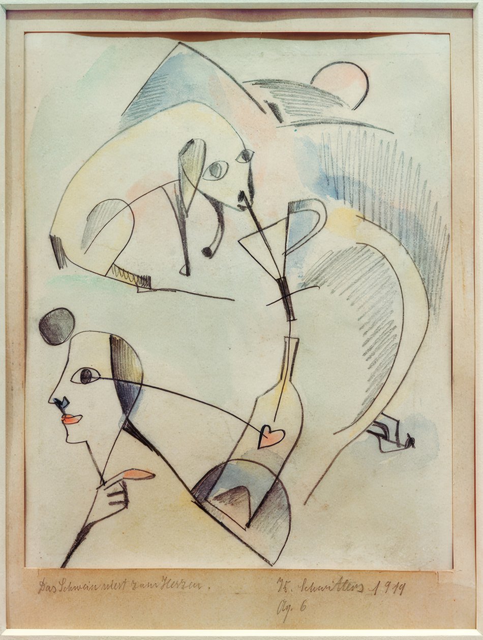 Possu aivastaa sydämeen tekijältä Kurt Schwitters