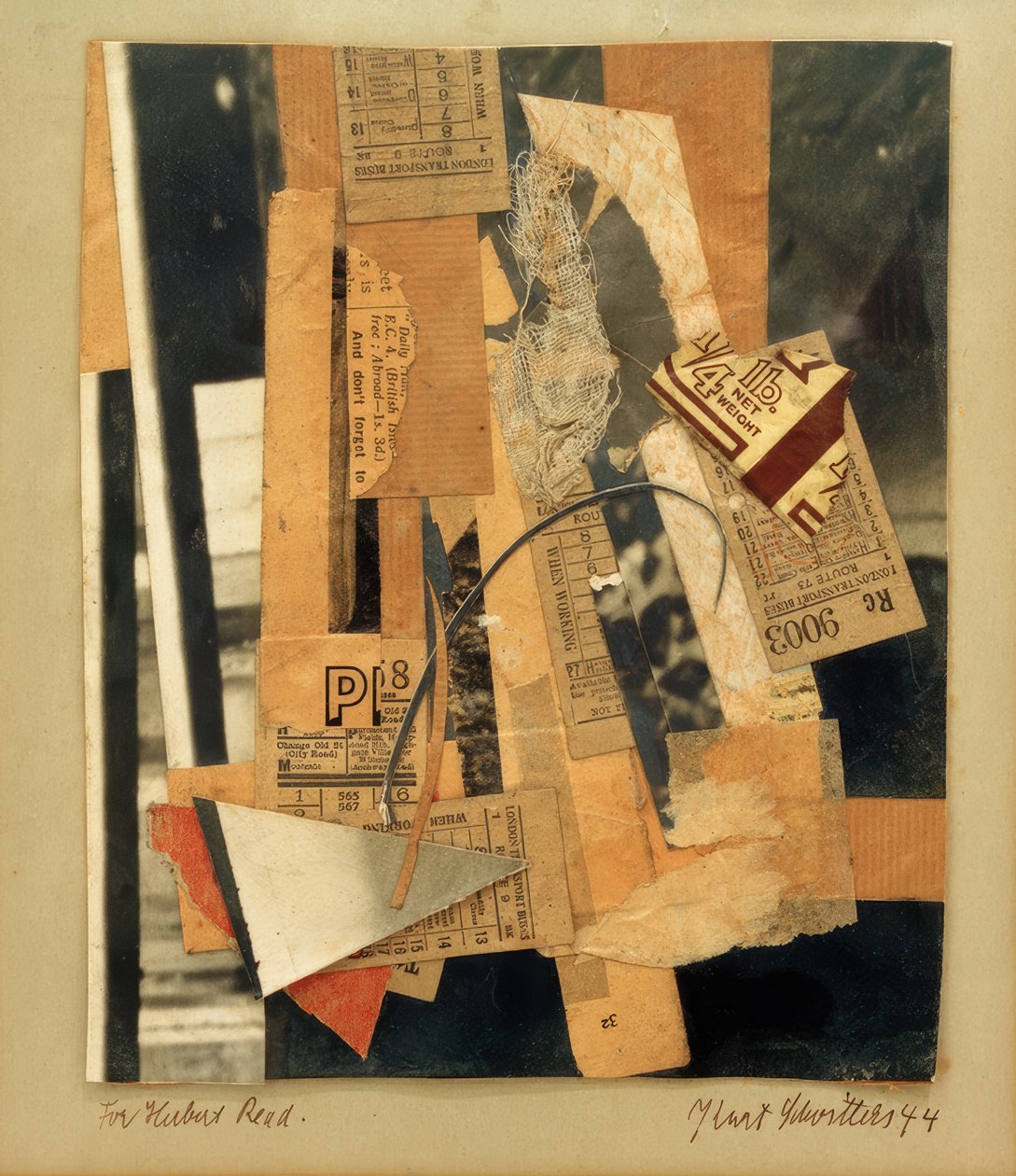 Herbert Readille tekijältä Kurt Schwitters
