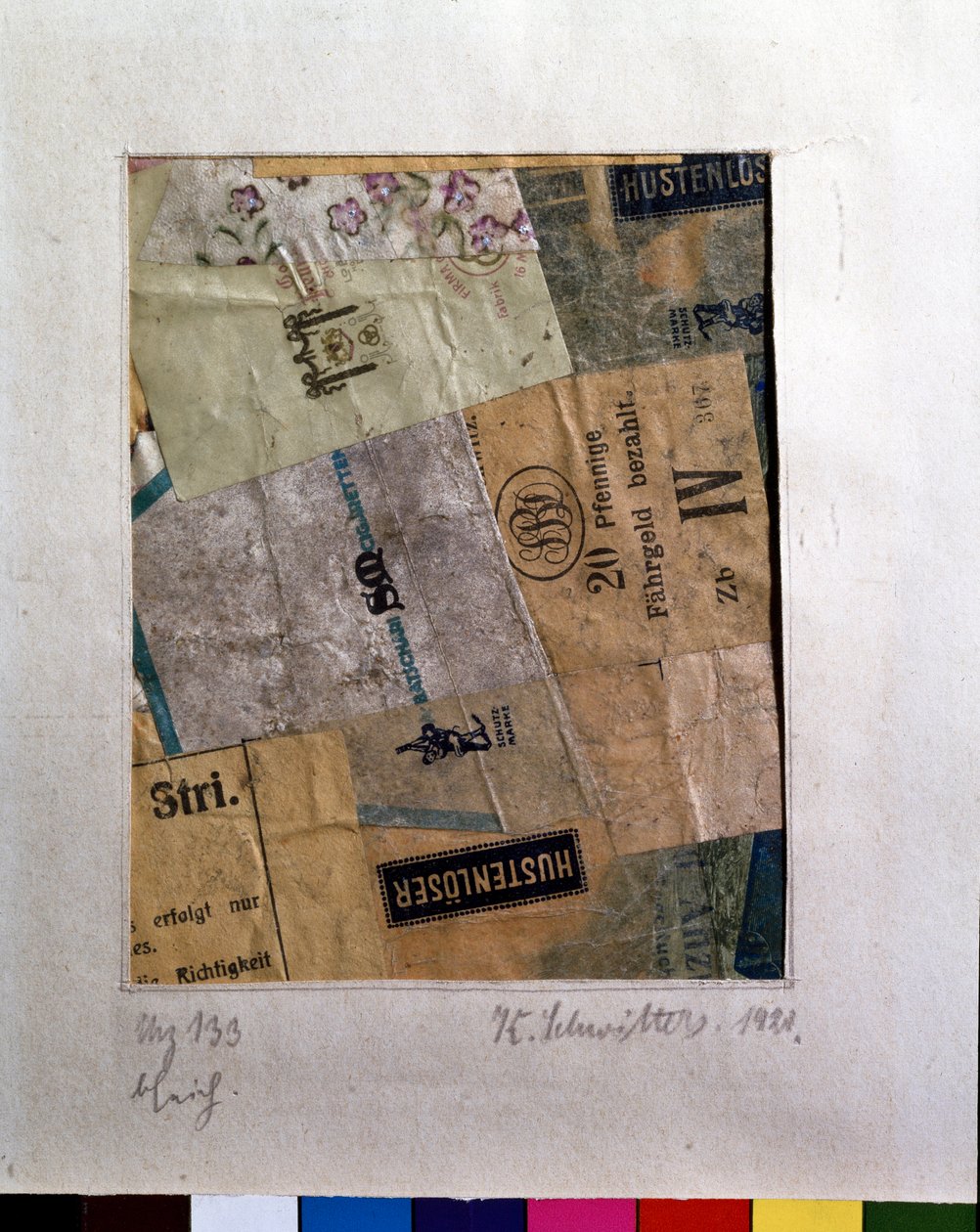 Merz 133 (kollaasi tekijältä Kurt Schwitters