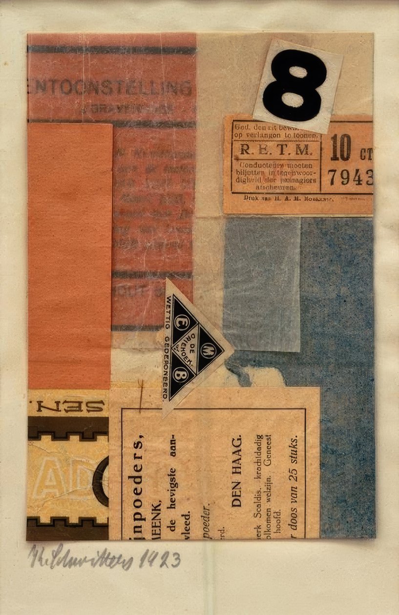 Nimetön (8) tekijältä Kurt Schwitters