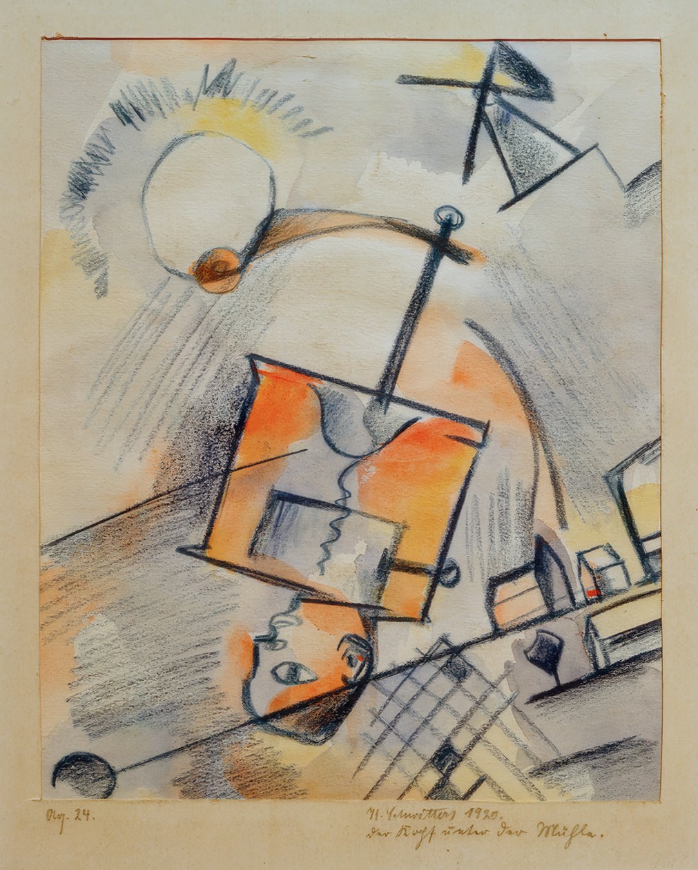 Nimetön (Pää tehtaan alla) tekijältä Kurt Schwitters