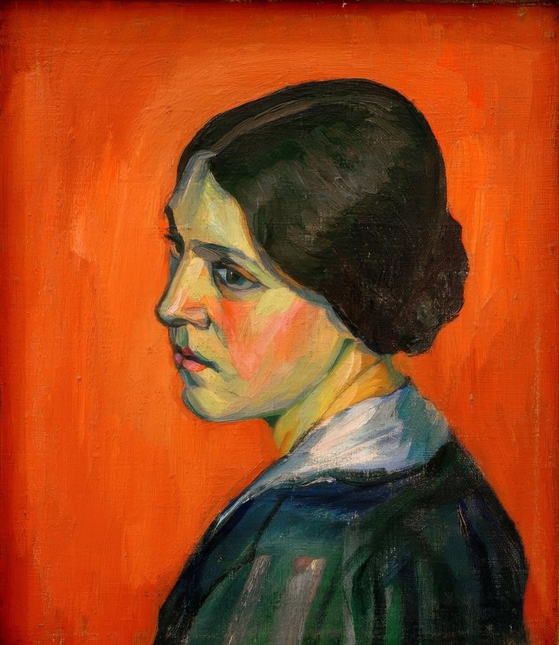 Nimetön (Helma Schwittersin muotokuva) tekijältä Kurt Schwitters