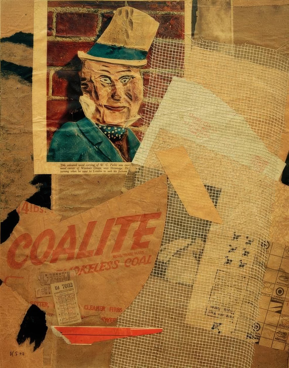 Nimetön (W.C. Fields) tekijältä Kurt Schwitters