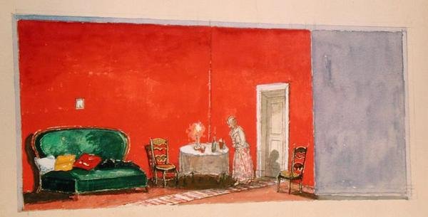 Luonnos Feodor Dostojevskistä (1821-81) Veljekset Karamazovit, 1927 (wc paperilla) tekijältä Kuzma Sergeevich Petrov Vodkin