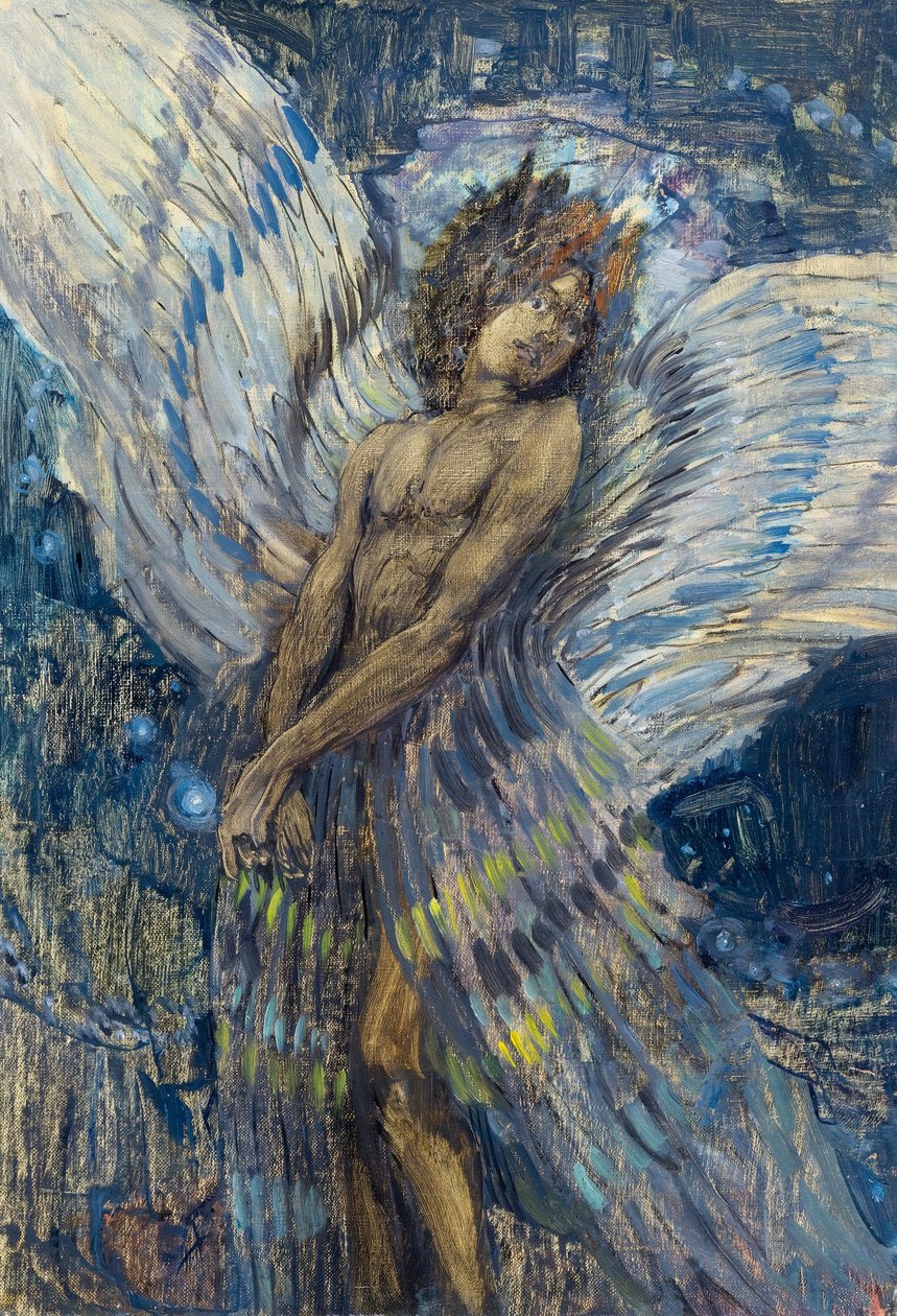 Demoni, 1904. tekijältä Kuzma Sergeevich Petrov Vodkin