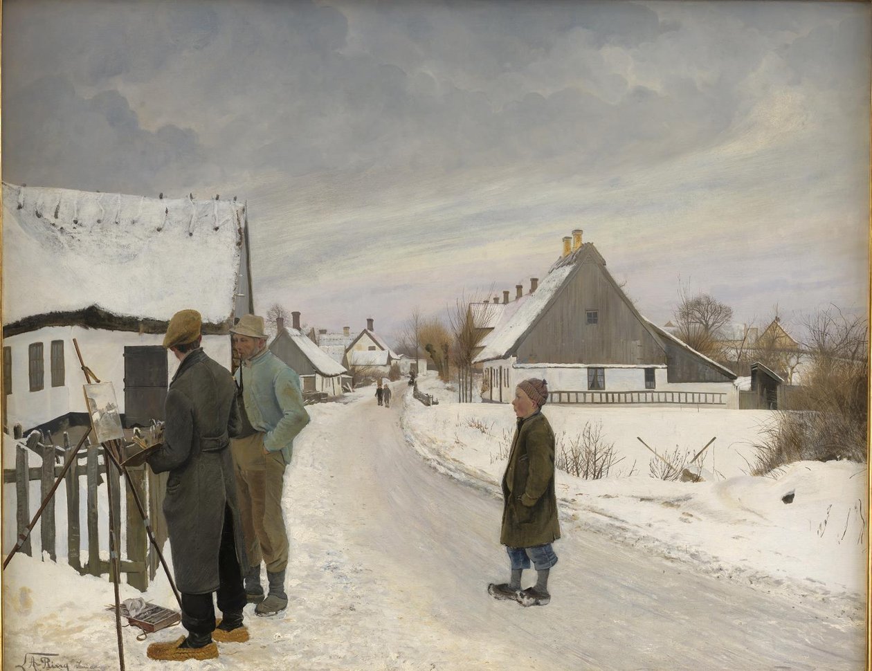 Taidemaalari kylässä tekijältä Laurits Andersen Ring