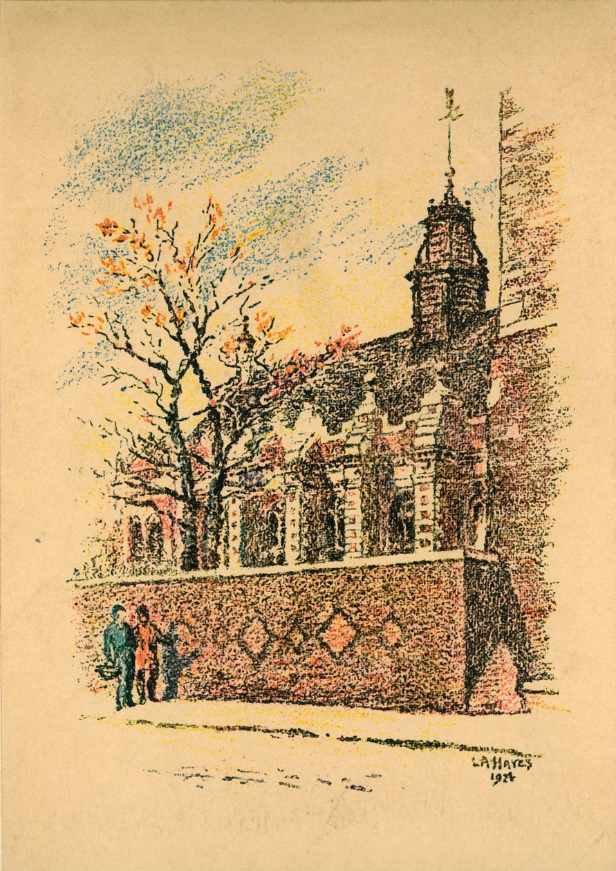 Lambethin palatsi, 1924. tekijältä L. A. Hayes