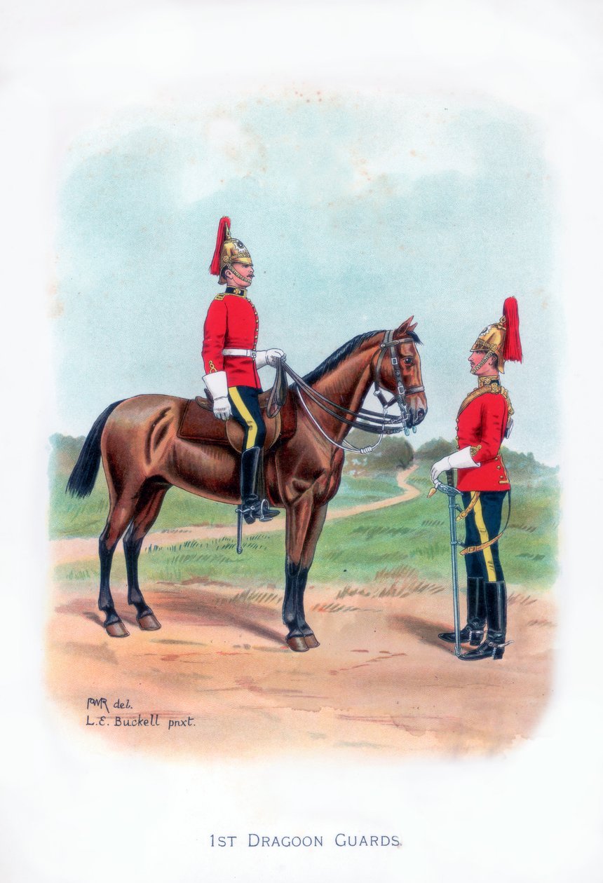 1. Dragoon Guards, 1915. tekijältä L. E. Buckell