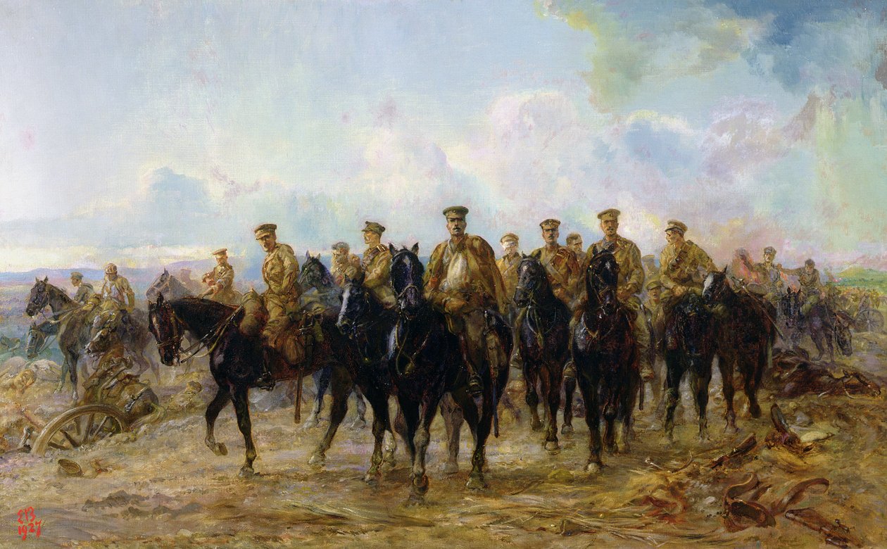 Retreat from Mons, 1927 tekijältä Lady Butler