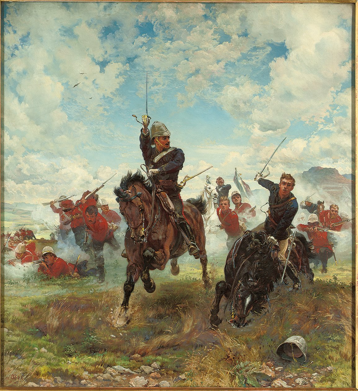 Eton Blooms!, 1882 tekijältä Lady Butler