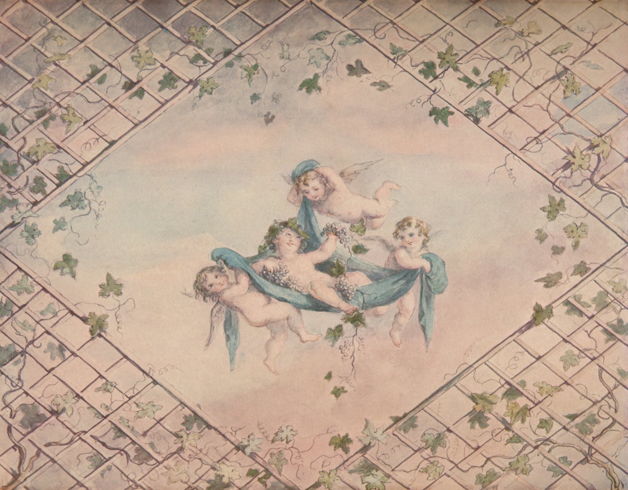"Design for a Ceiling", 1903 tekijältä Lady Diana Spencer