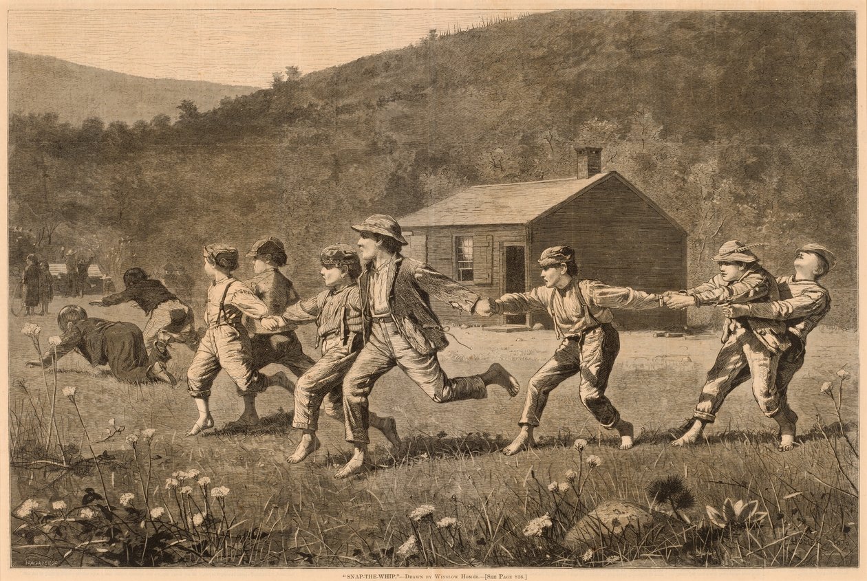 Snap-the-Whip tekijältä Lagarde after Winslow Homer