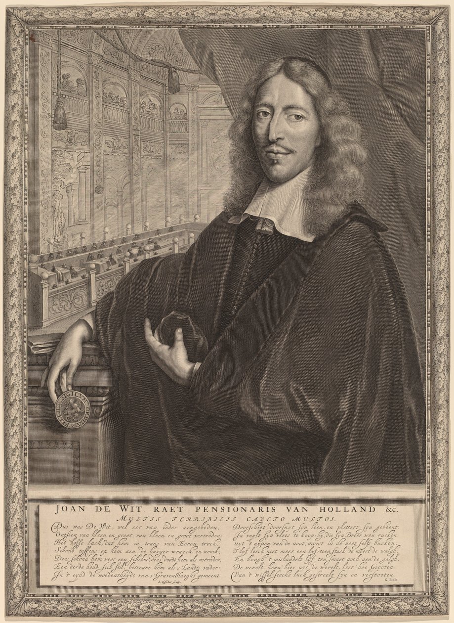 Jan de Witt tekijältä Lambert Visscher