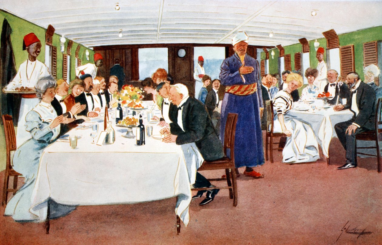 "Illallisen jälkeinen puhe", 1908. tekijältä Lance Thackeray