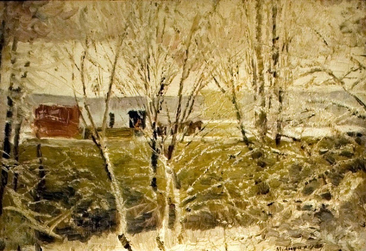 Elso honEnglish: First_Snown tekijältä Laszlo Mednyanszky