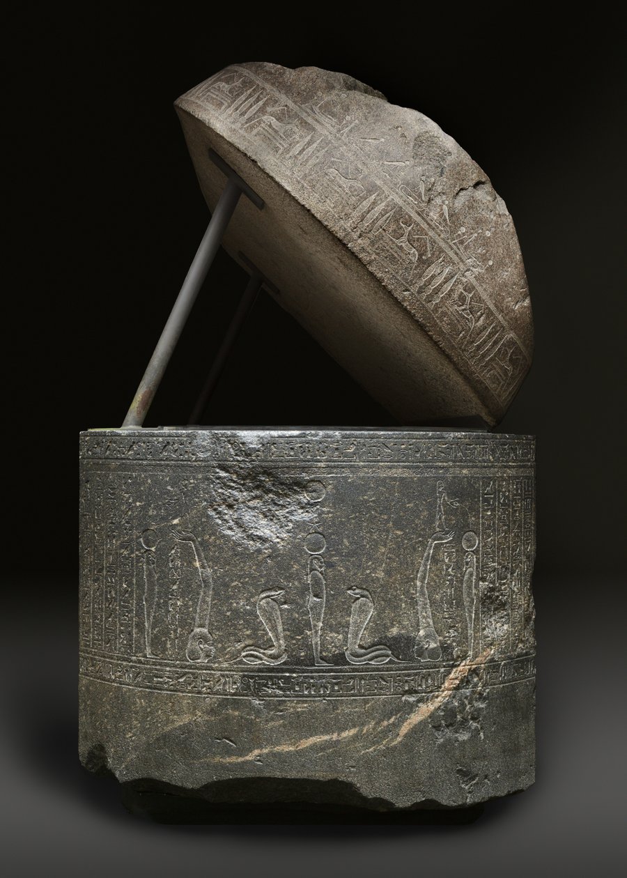 Wenneferin sarkofagi, 380-332 eKr. (graniitti) tekijältä Late Period Egyptian