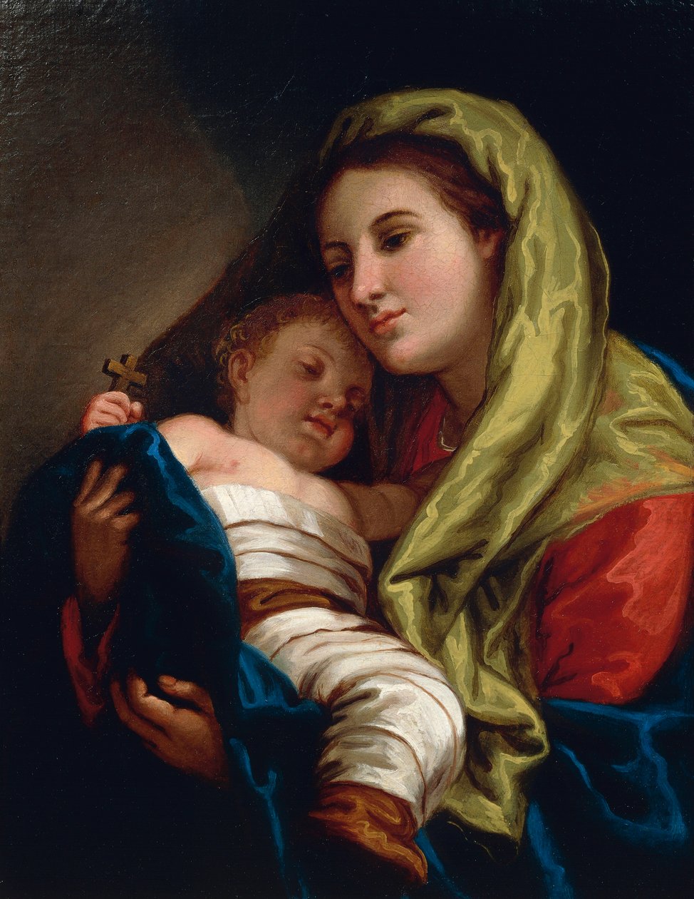 Madonna ja lapsi, kirjoittanut Lattanzio Querena (1768-1853). tekijältä Lattanzio Querena