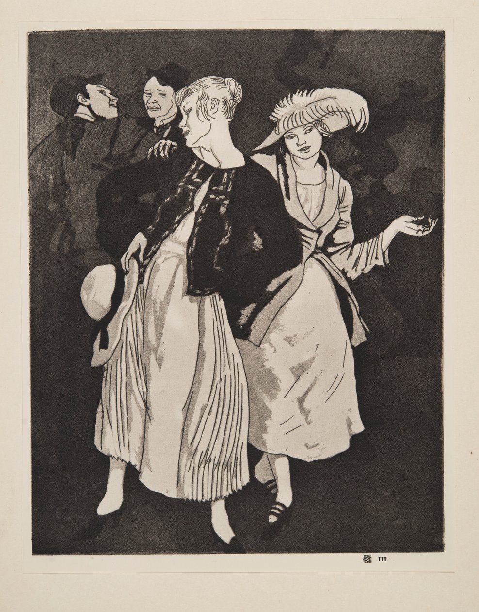 Lomapäivä, pubi 1924. tekijältä Laura Knight