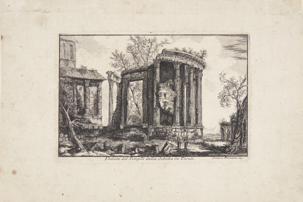 Sibylla-temppeli Tivolissa tekijältä Laura Piranesi