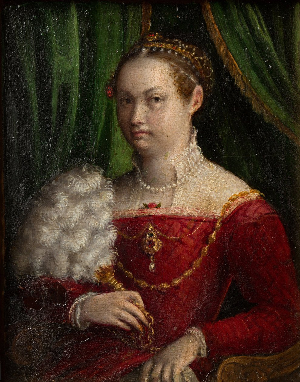 Omakuva, noin 1577-1585. tekijältä Lavinia Fontana