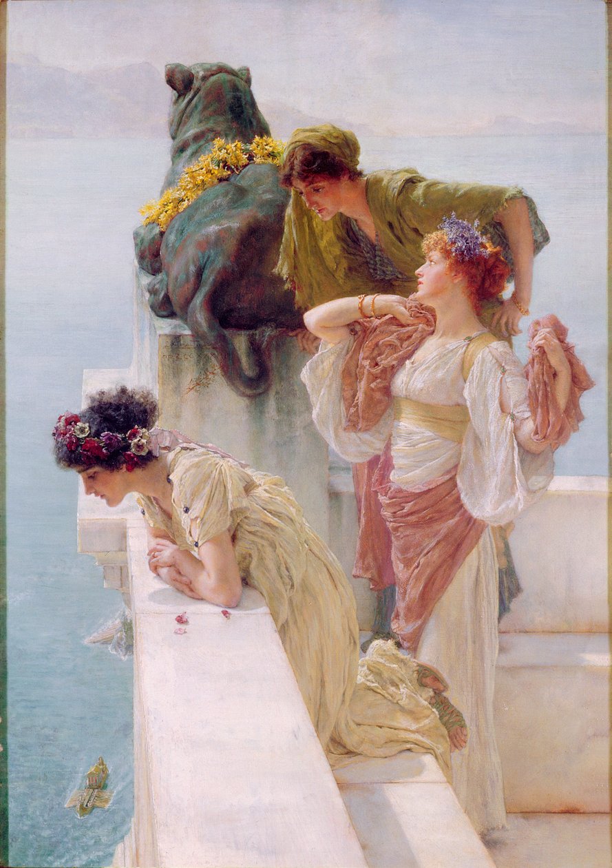 A Coign of Vantage, 1895 tekijältä Lawrence Alma Tadema
