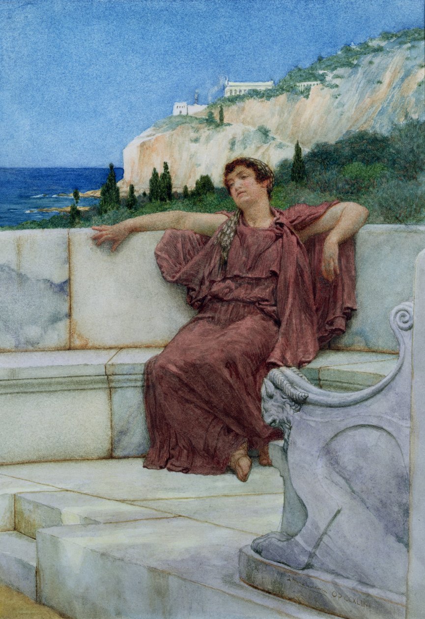 Dolce Far Niente, tekijältä Lawrence Alma Tadema