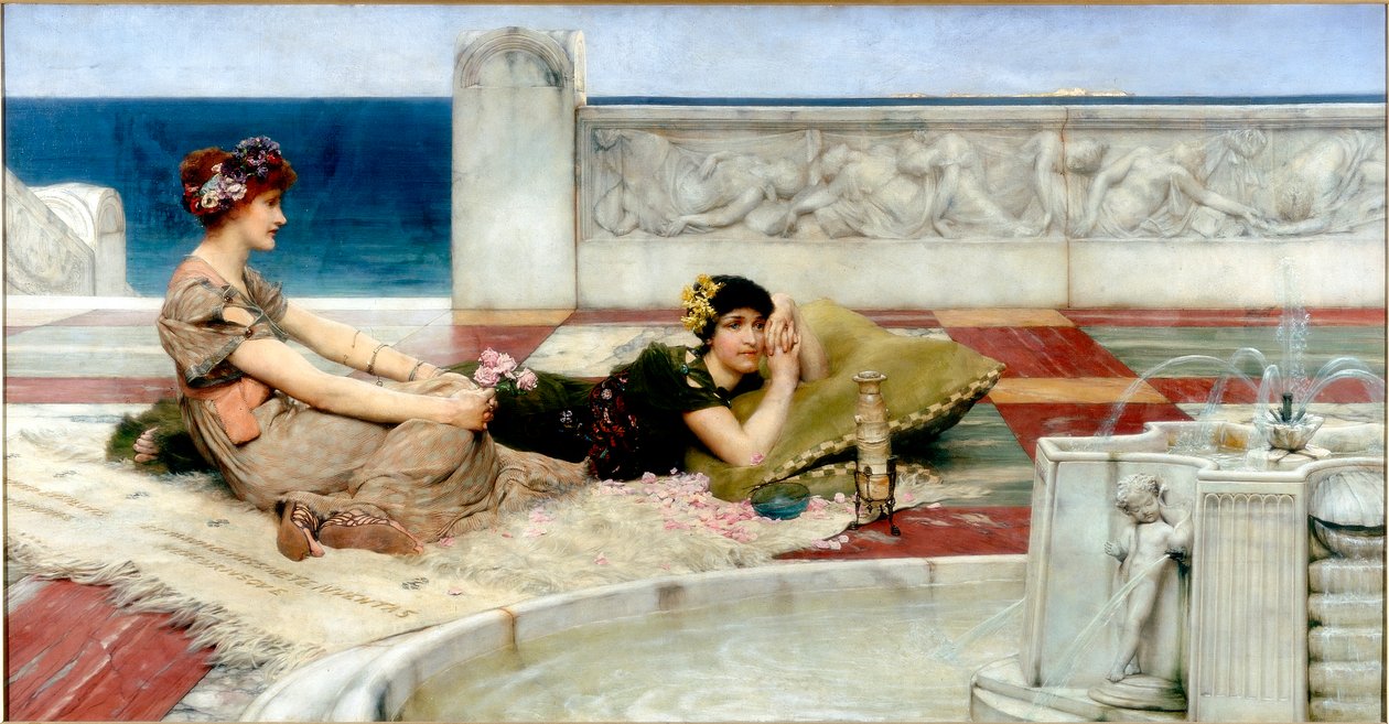 Love in Idleness, noin 1891 tekijältä Lawrence Alma Tadema