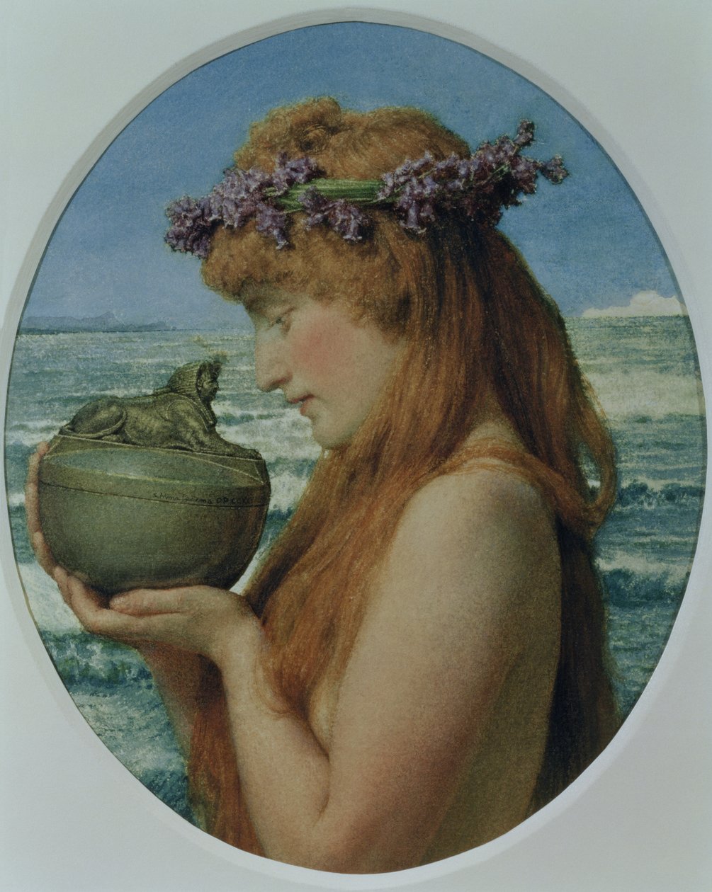 Pandora, 1881 tekijältä Lawrence Alma Tadema
