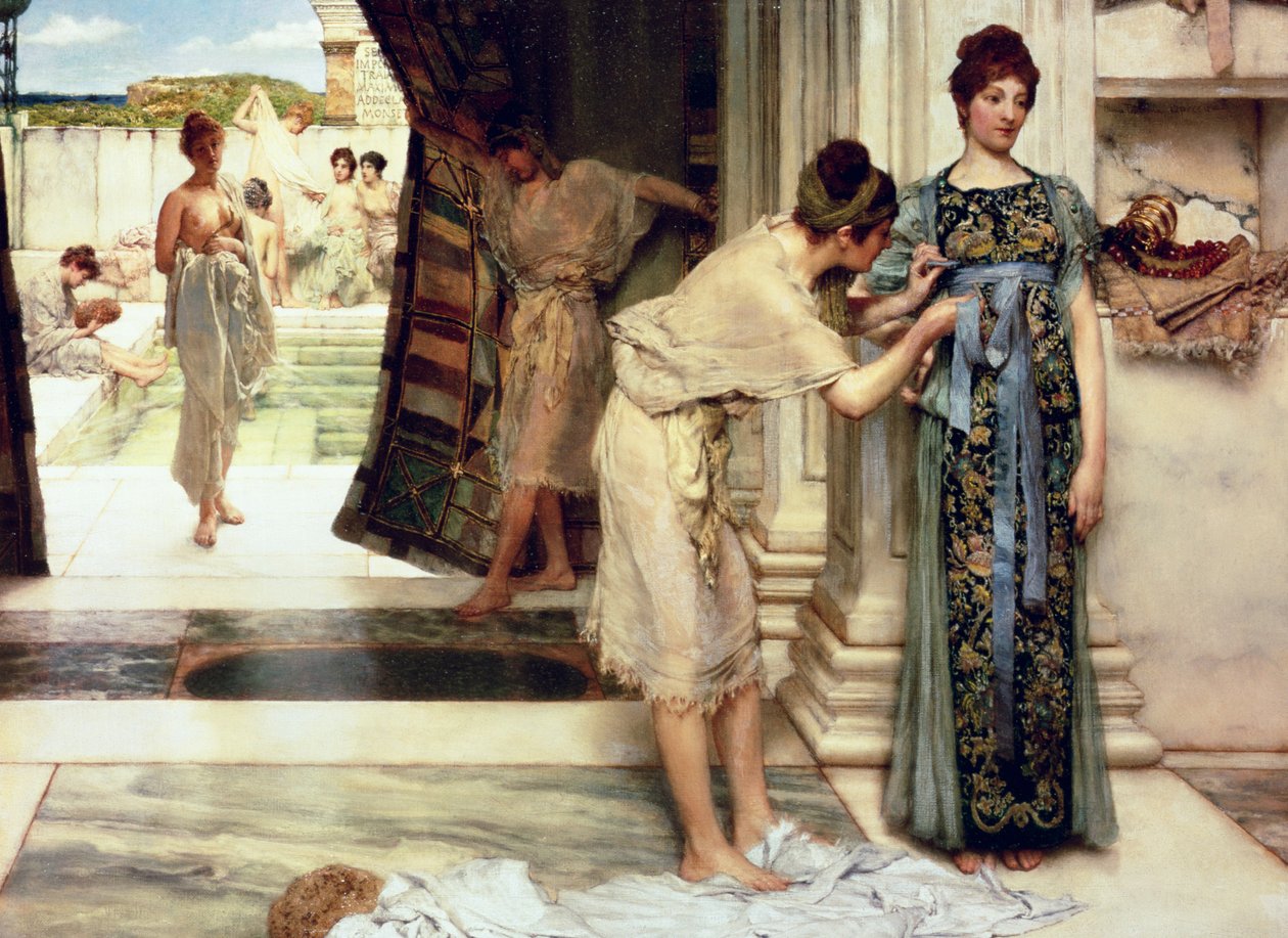 Frigidarium, 1890 tekijältä Lawrence Alma Tadema