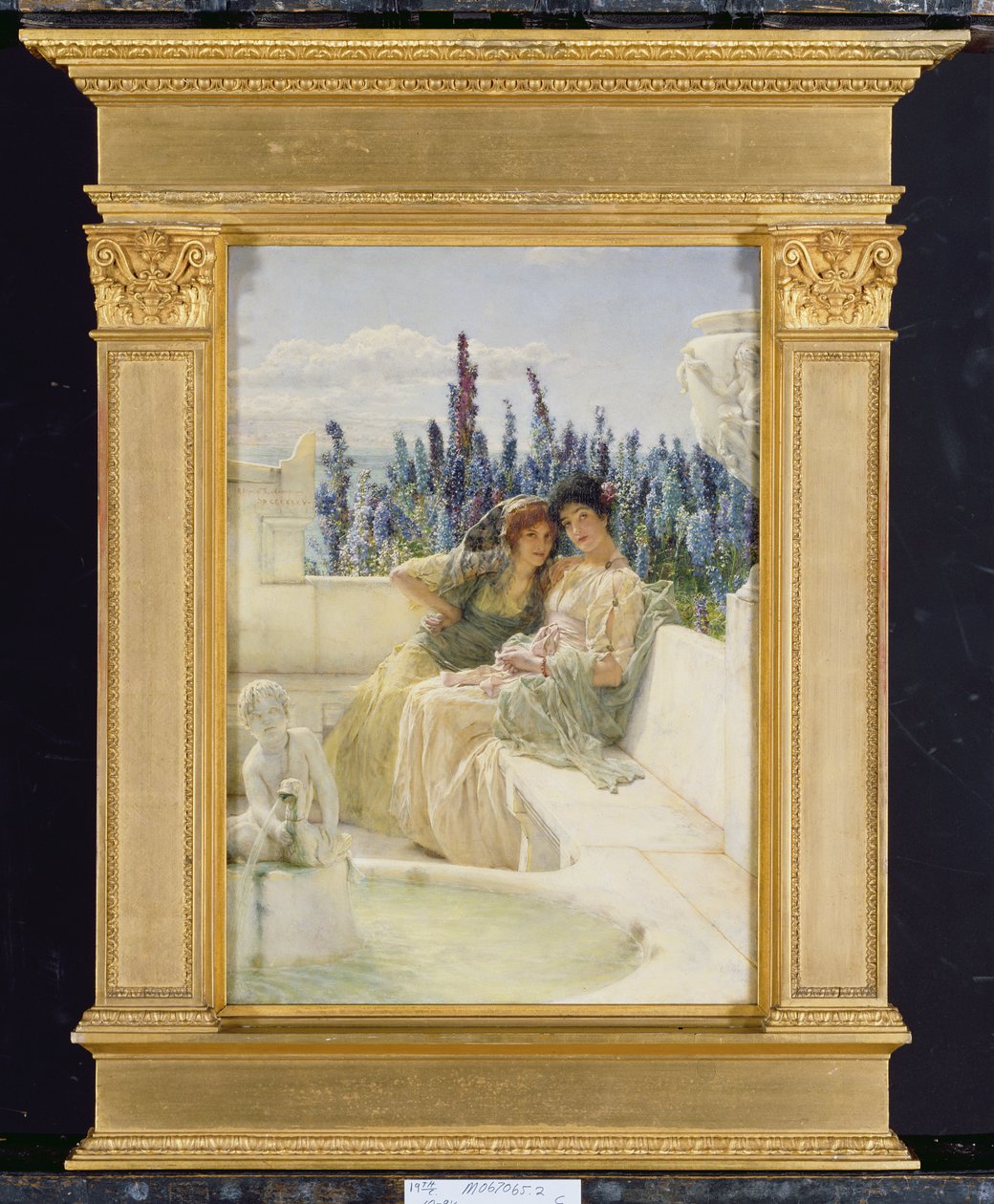 Whispering Noon, 1896 (katso myös 15061) tekijältä Lawrence Alma Tadema