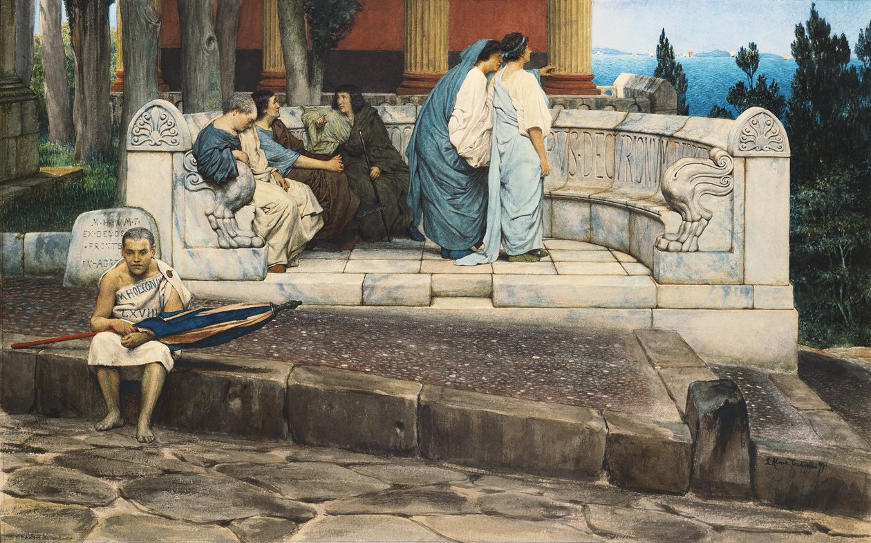 Jos koroke, 1871 tekijältä Lawrence Alma Tadema