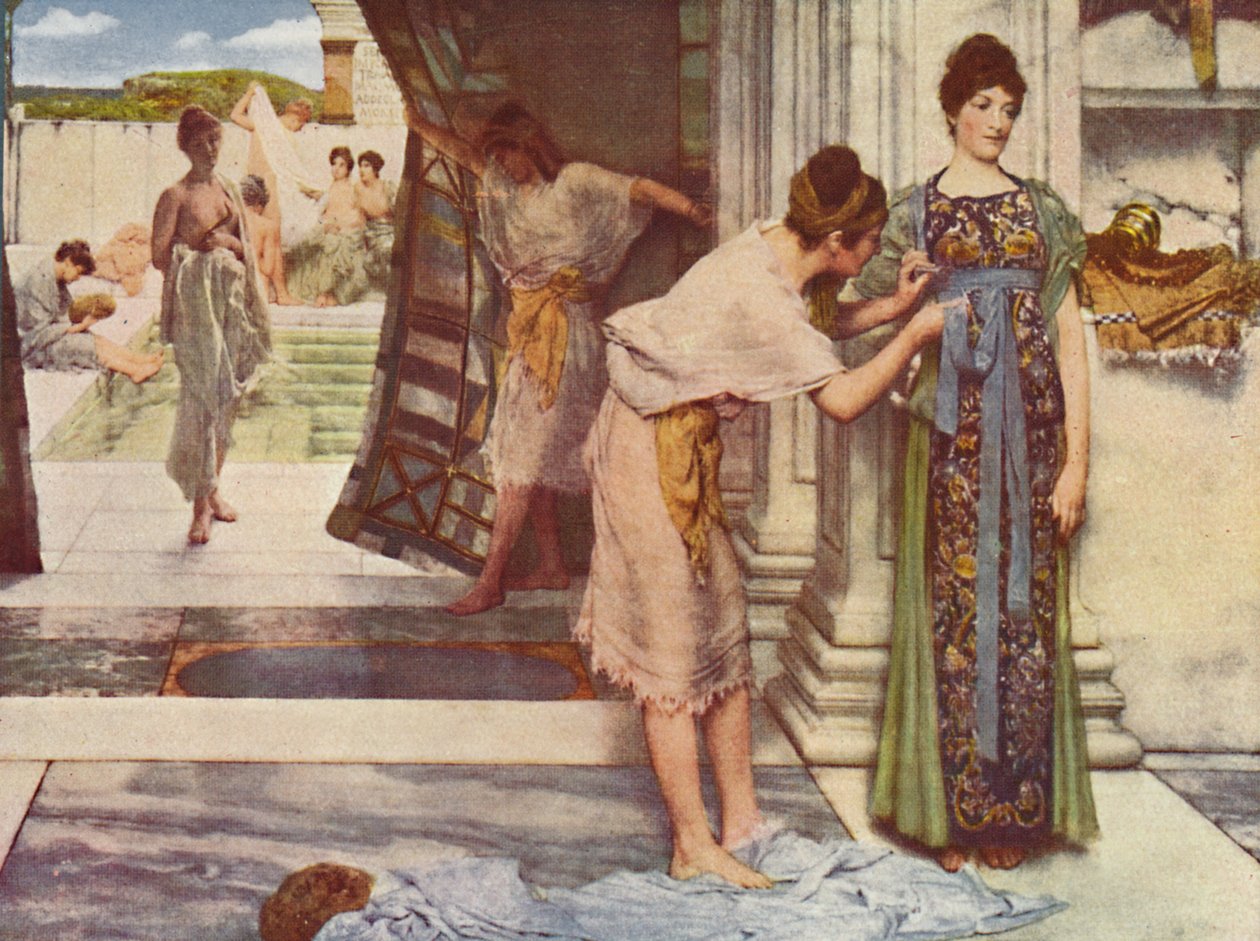 Frigidarium, 1890. tekijältä Lawrence Alma Tadema