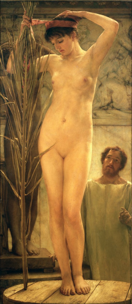 Kuvanveistäjän malli, 1877 tekijältä Lawrence Alma Tadema