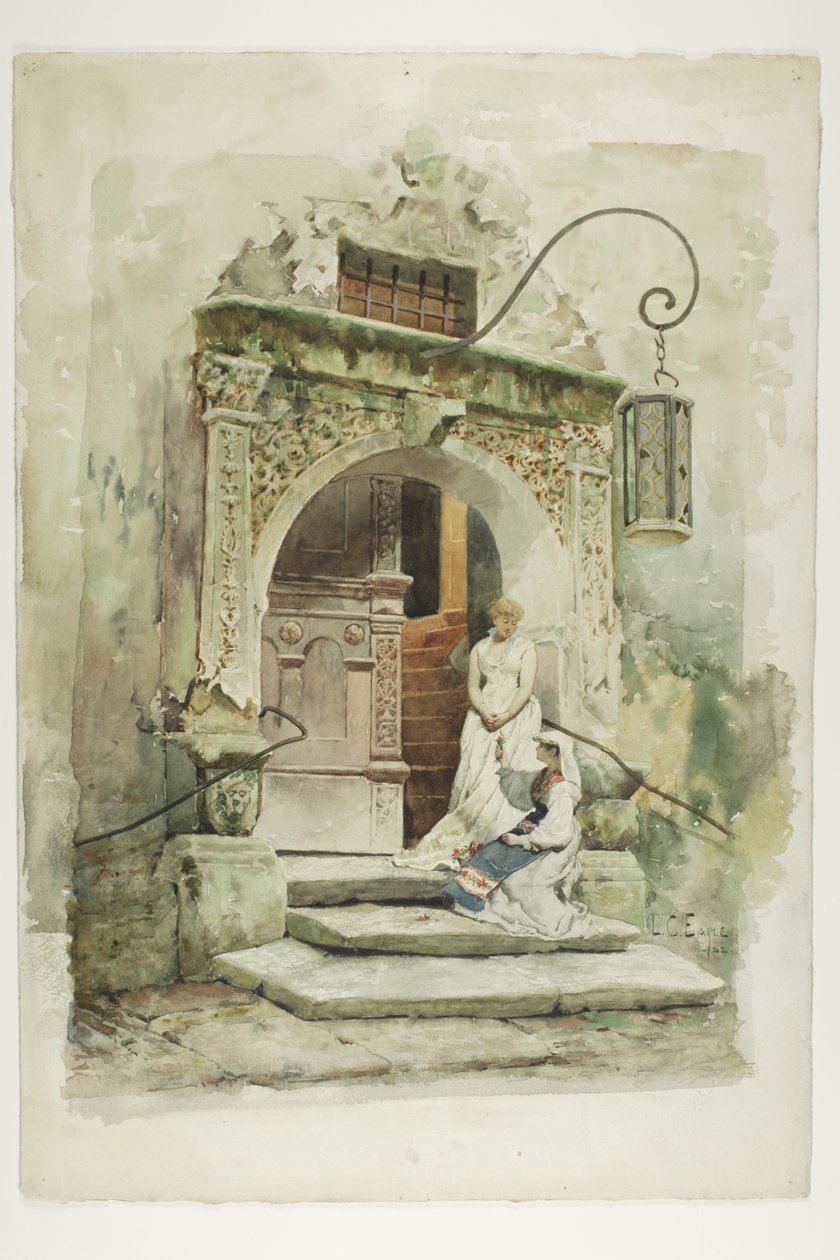 Two Women in a Doorway Finnish tekijältä Lawrence Carmichael Earle