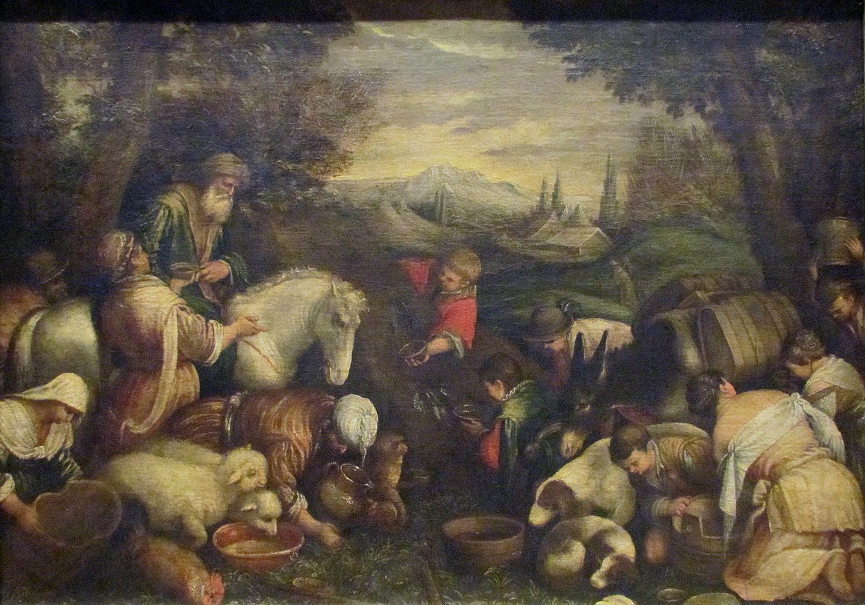 Mooses iskee kallioon tekijältä Leandro Bassano