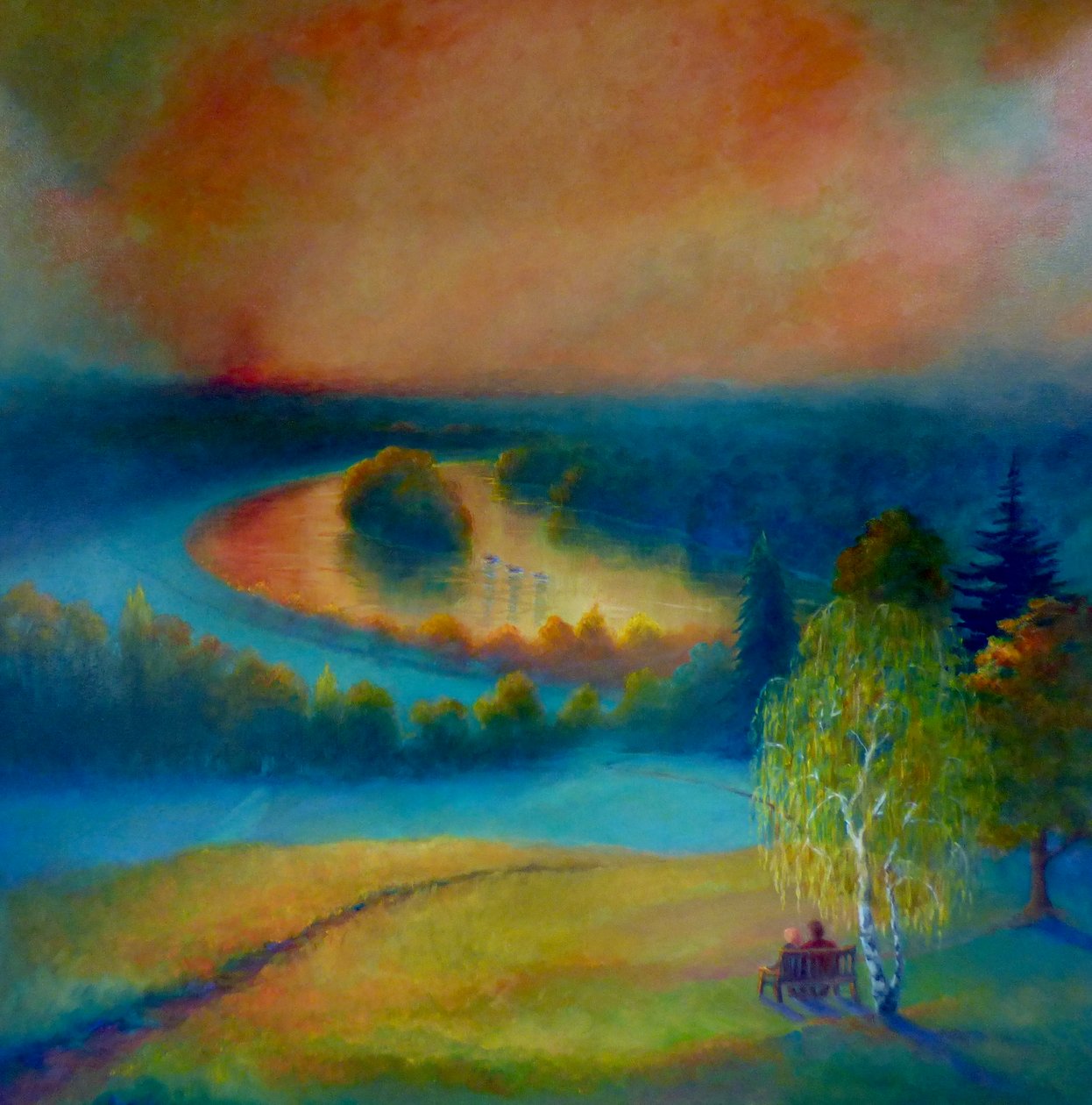 Petersham Green and Gold, 2019, tekijältä Lee Campbell