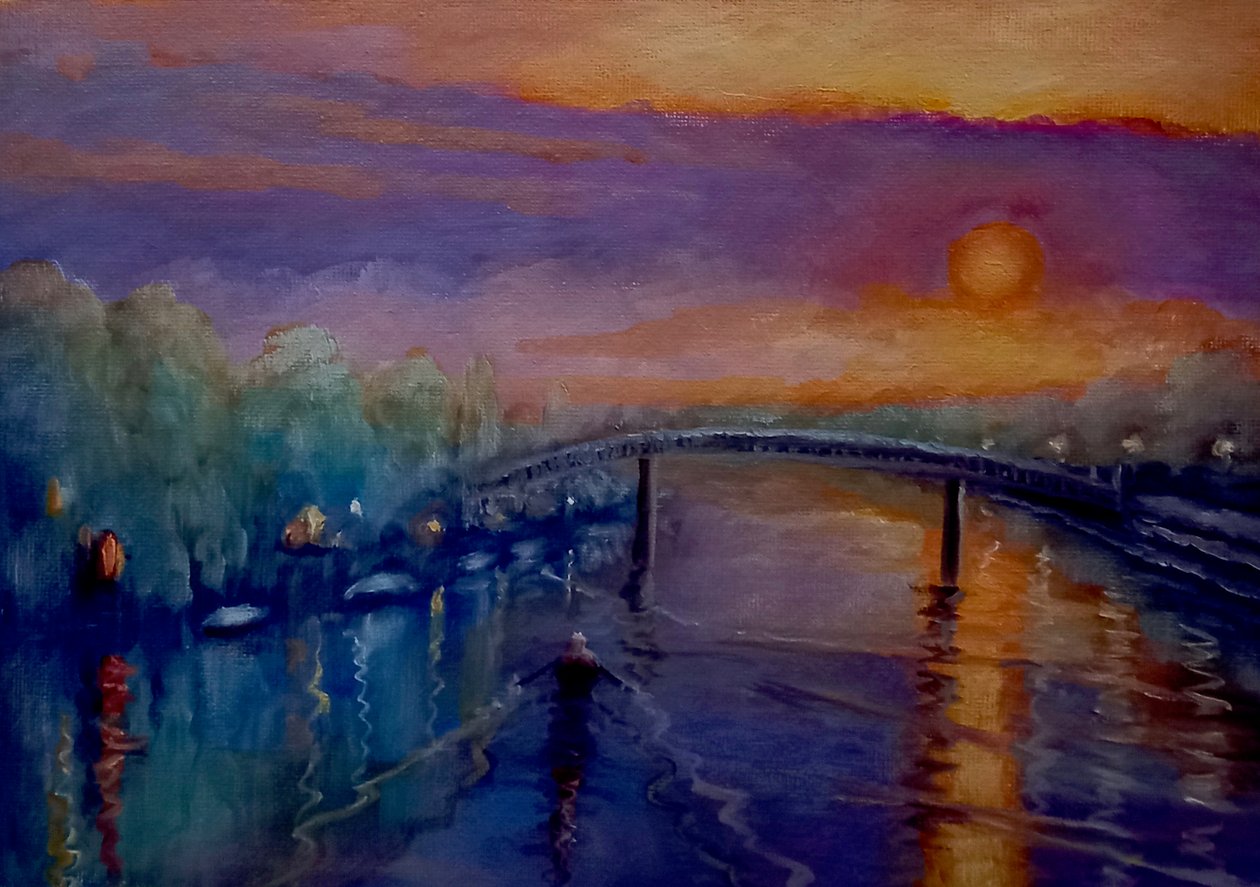 Ankeriaspiirakan auringonlasku, 2021 tekijältä Lee Campbell