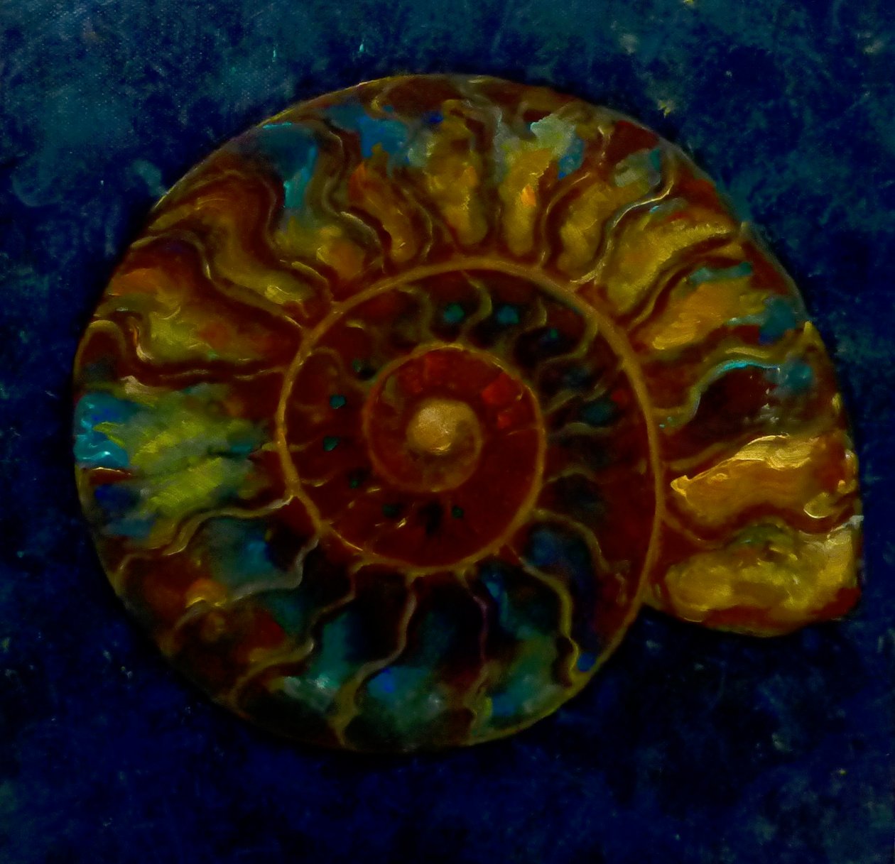 Green Gold Ammonite, 2020 tekijältä Lee Campbell