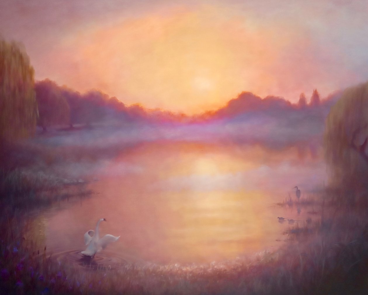 Misty River Morning, 2023 tekijältä Lee Campbell