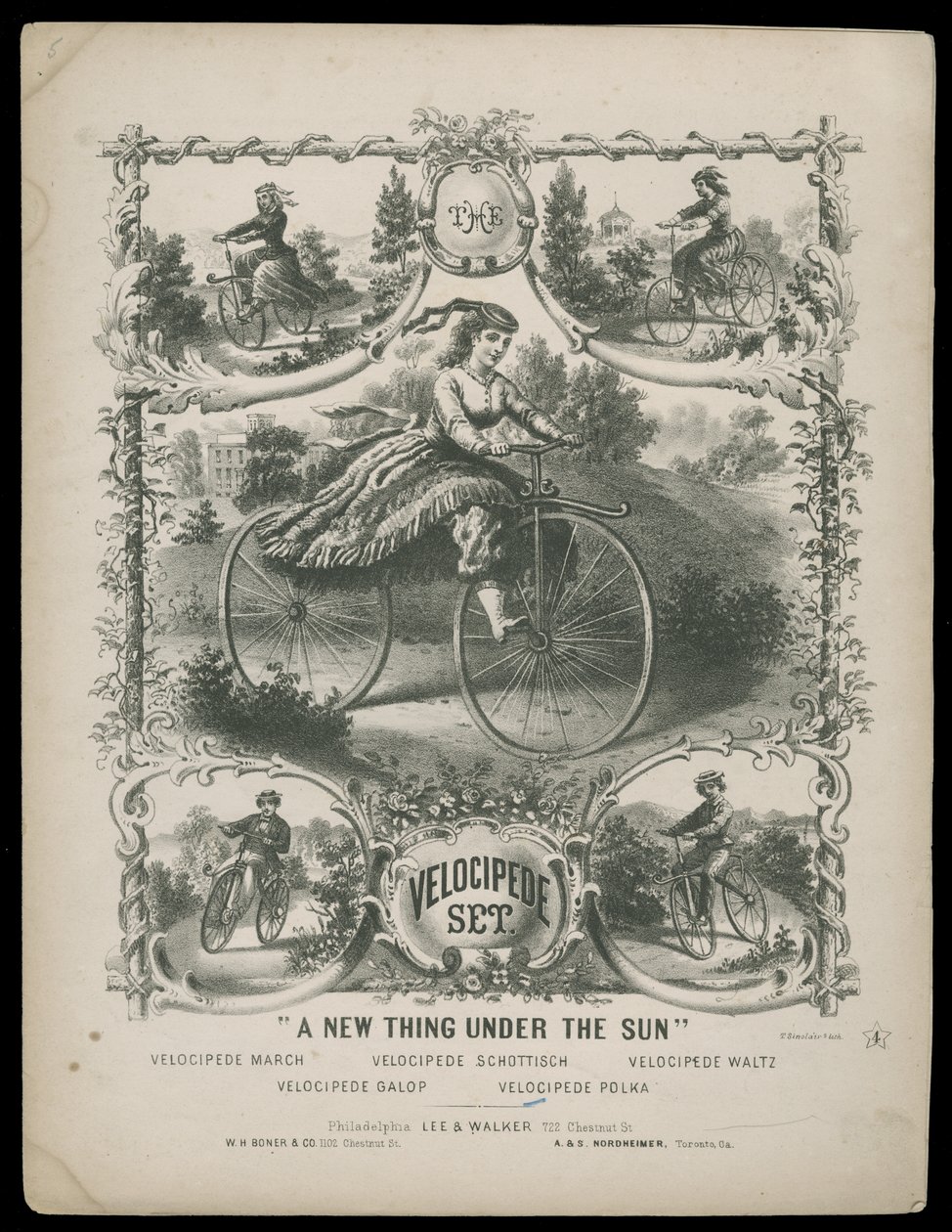 The Velocipede Set, n. 1770-1959 (painettu) tekijältä Lee & Walker