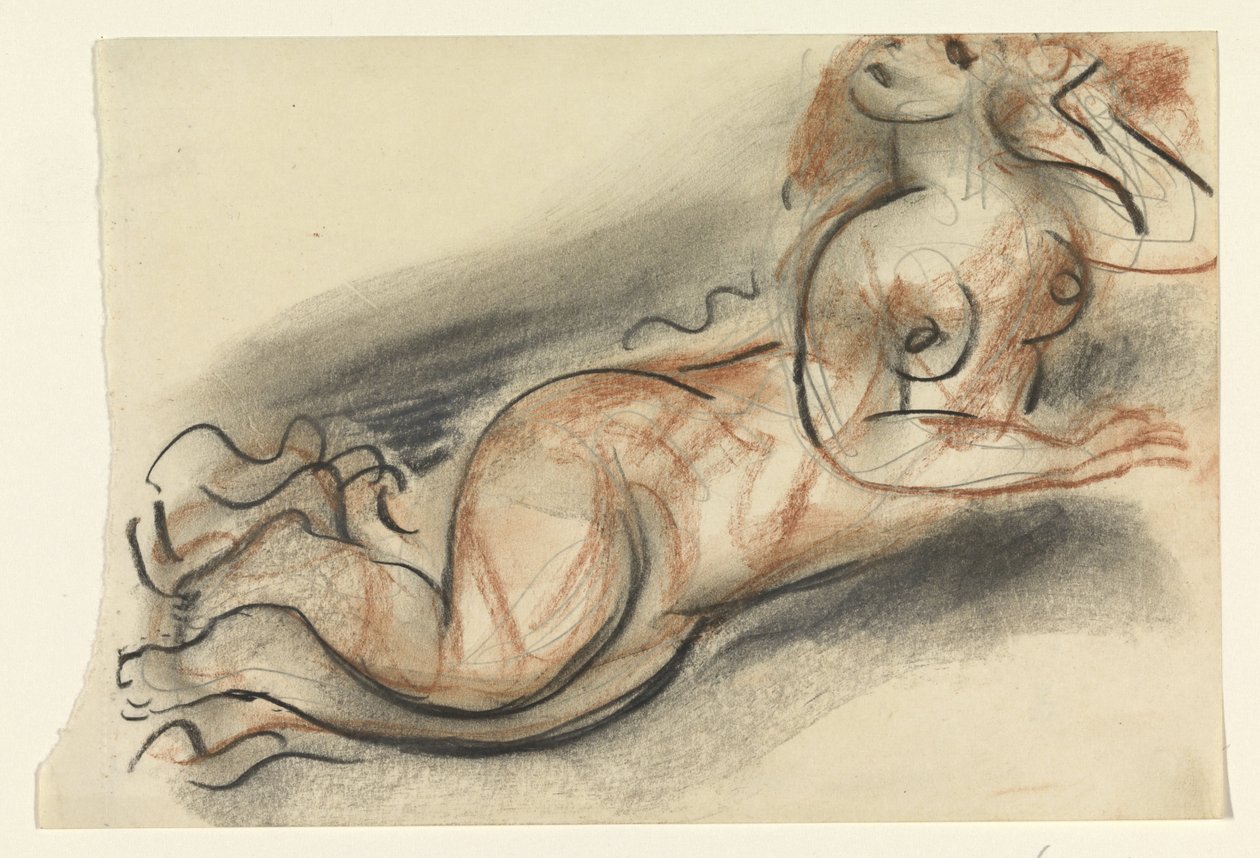 Makaava alaston nainen tekijältä Leo Gestel