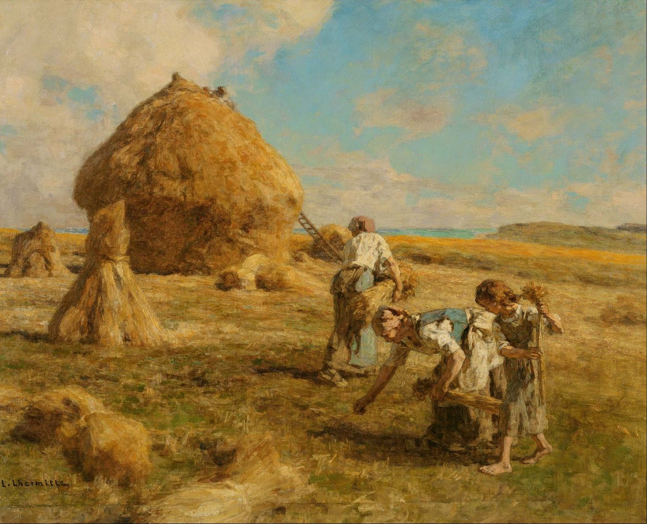 Japani: n: n Gleaning Women tekijältä Leon Augustin Lhermitte