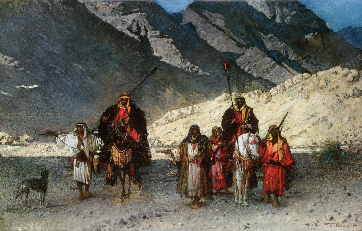 Vuoristossa, 1870-luku tekijältä Leon Joseph Florentin Bonnat