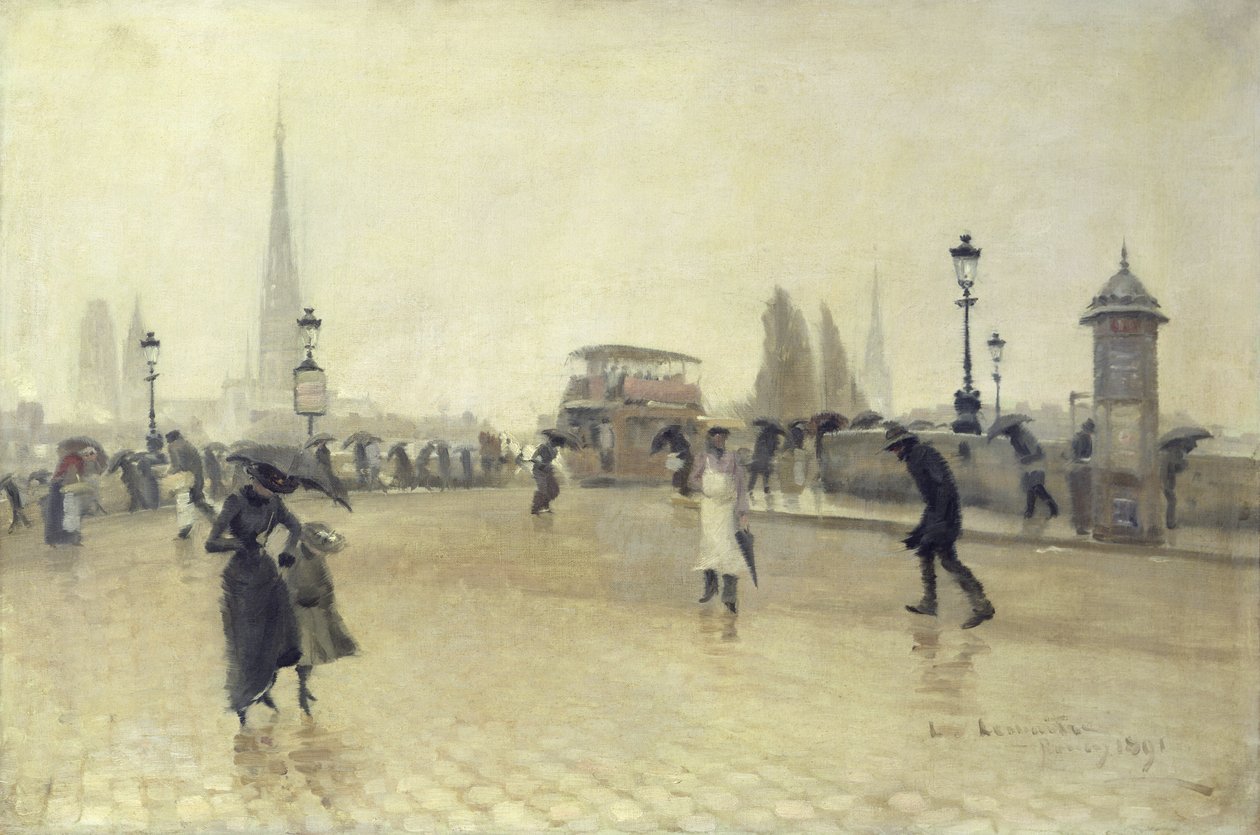 Pont Corneille, Rouen, 1891 tekijältä Léon Jules Lemaître