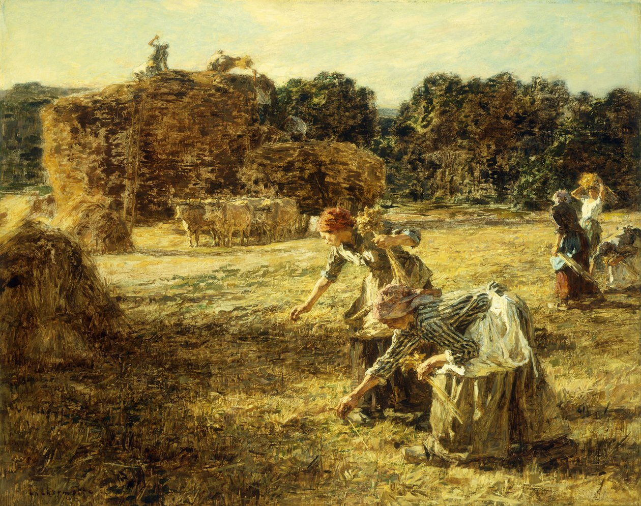 Gleaners tekijältä Leon Augustin Lhermitte