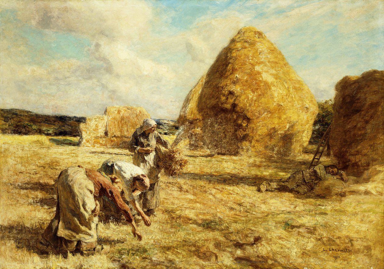 The Gleaners, 1912 tekijältä Leon Augustin Lhermitte